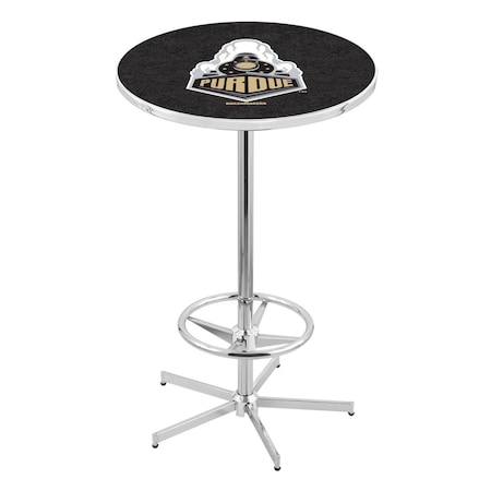 Holland Bar Stool Co 42" Chrome Purdue Pub Table L216C4228Purdue